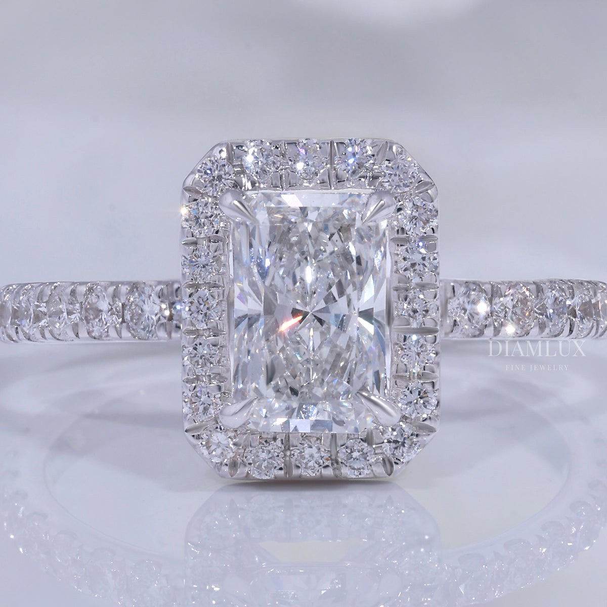 10kt Gold Lab Diamond Ring Diamlux Fine Jewelry