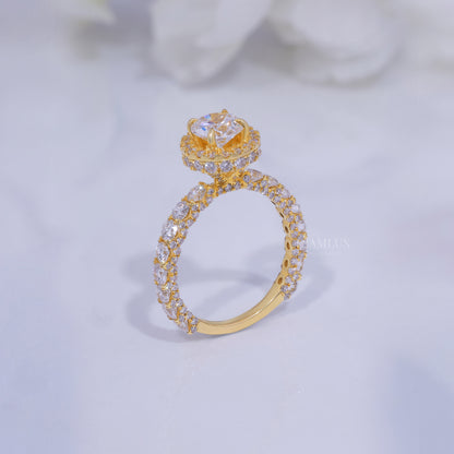 10kt Gold Lab Diamond Ring Diamlux Fine Jewelry