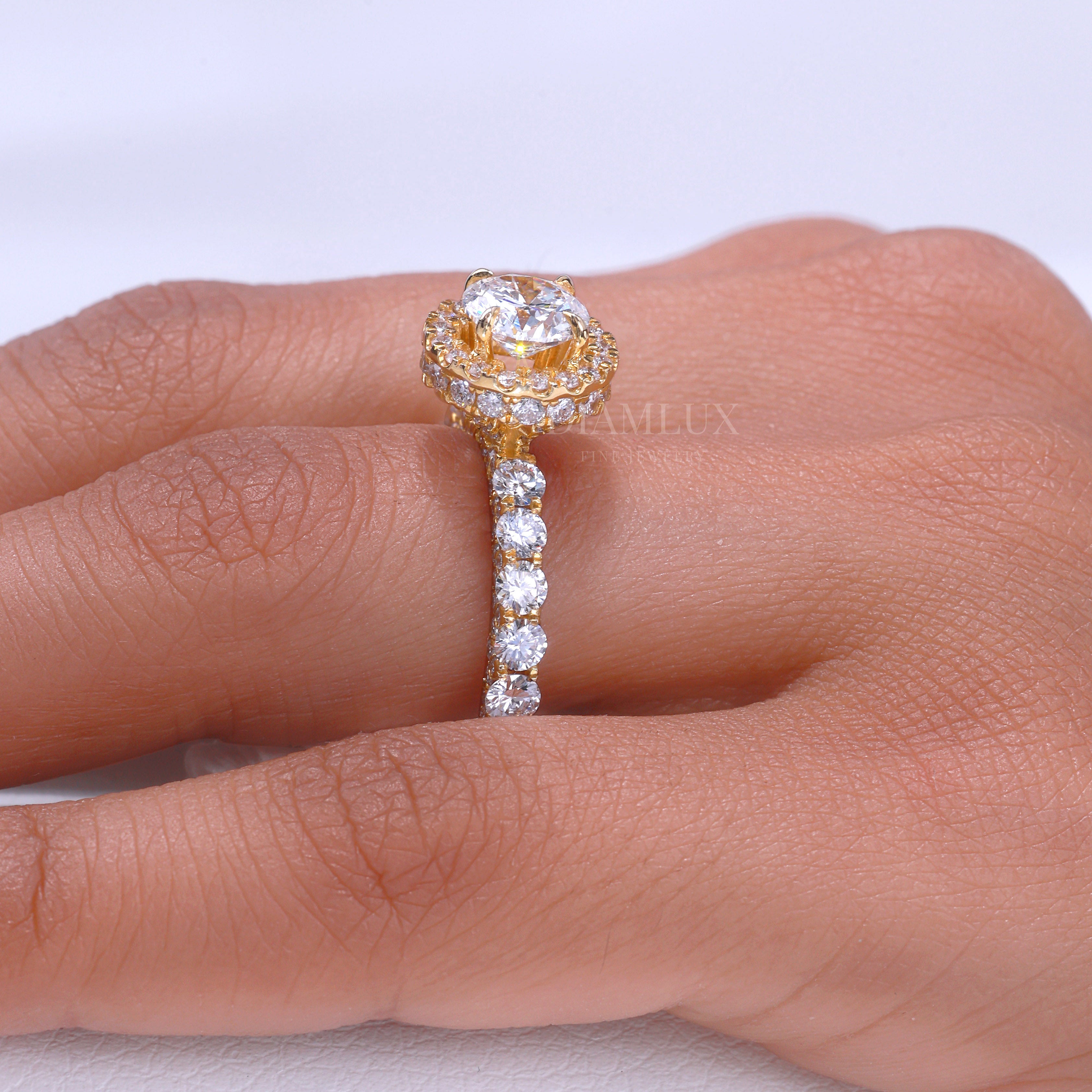10kt Gold Diamond Ring Diamlux Fine Jewelry