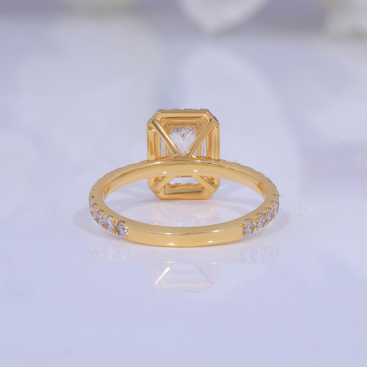 10kt Gold Lab Diamond Ring Diamlux Fine Jewelry
