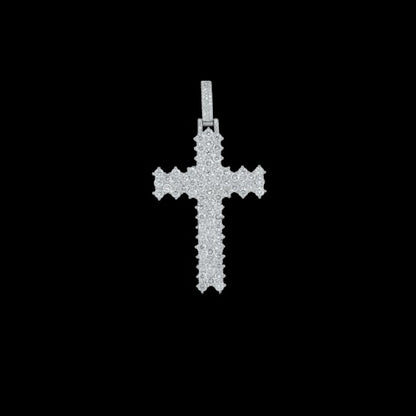 Customized "Cross" Pendant (Deposit $100 ) Diamlux