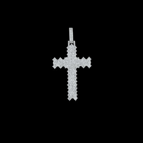 Customized "Cross" Pendant (Deposit $100 ) Diamlux