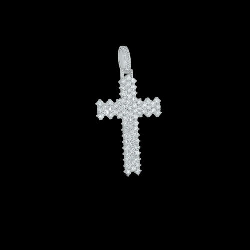 Customized "Cross" Pendant (Deposit $100 ) Diamlux