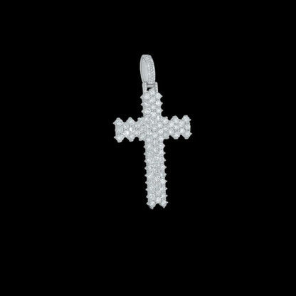 Customized "Cross" Pendant (Deposit $100 ) Diamlux