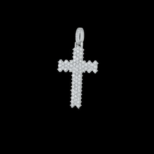 Customized "Cross" Pendant (Deposit $100 ) Diamlux