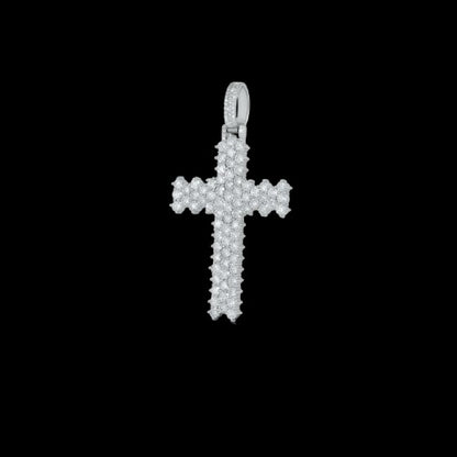 Customized "Cross" Pendant (Deposit $100 ) Diamlux