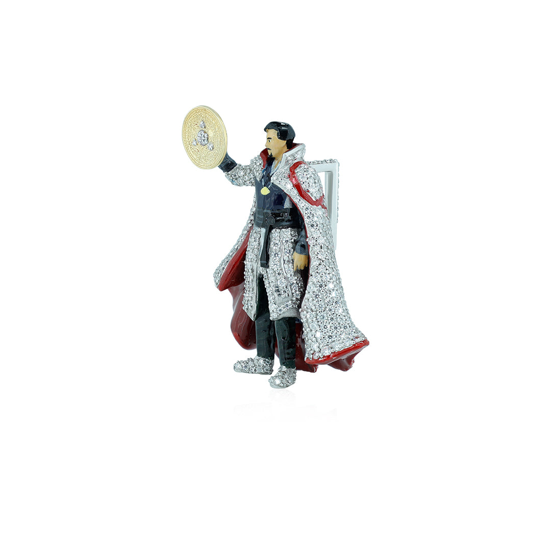 "Dr. Strange" Pendant with VVS Moissanite Diamond Diamlux