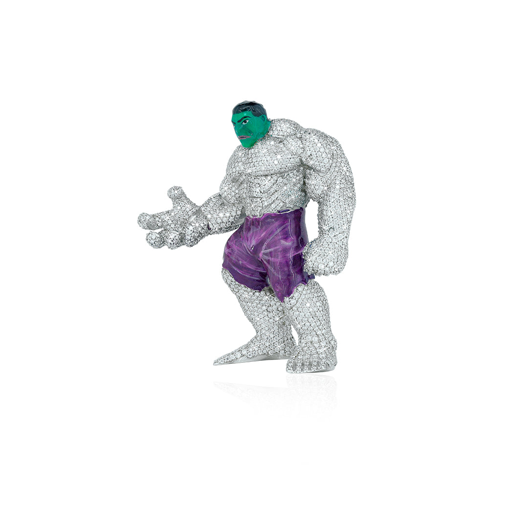 "Hulk" Pendant With VVS Moissanite Diamond Diamlux