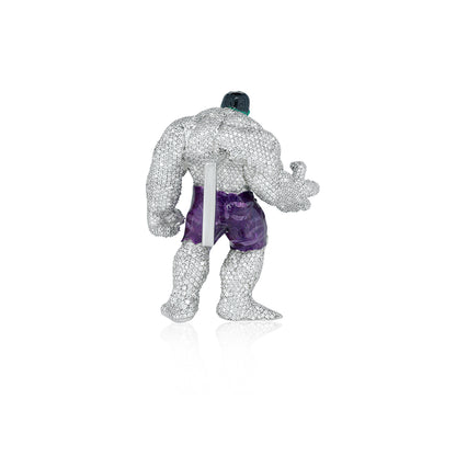 "Hulk" Pendant With VVS Moissanite Diamond Diamlux