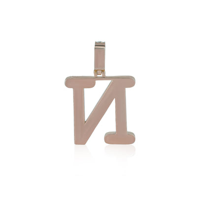 "N" Letter Pendant VVS Moissanite Diamond Diamlux