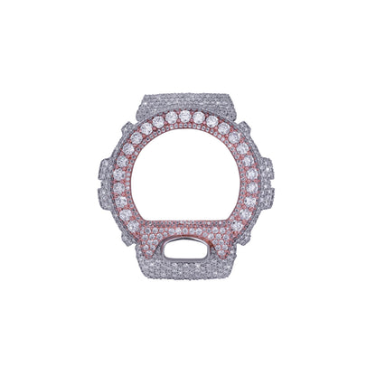 Two Tone Fully Iced-out G-Shock Bezel with VVS Moissanite Diamond Diamlux