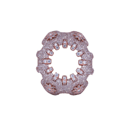 Fully Iced-out G- Shock Watch Bezel With VVS Moissanite Diamond Diamlux