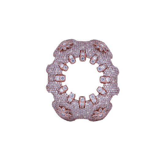 Fully Iced-out G- Shock Watch Bezel With VVS Moissanite Diamond Diamlux