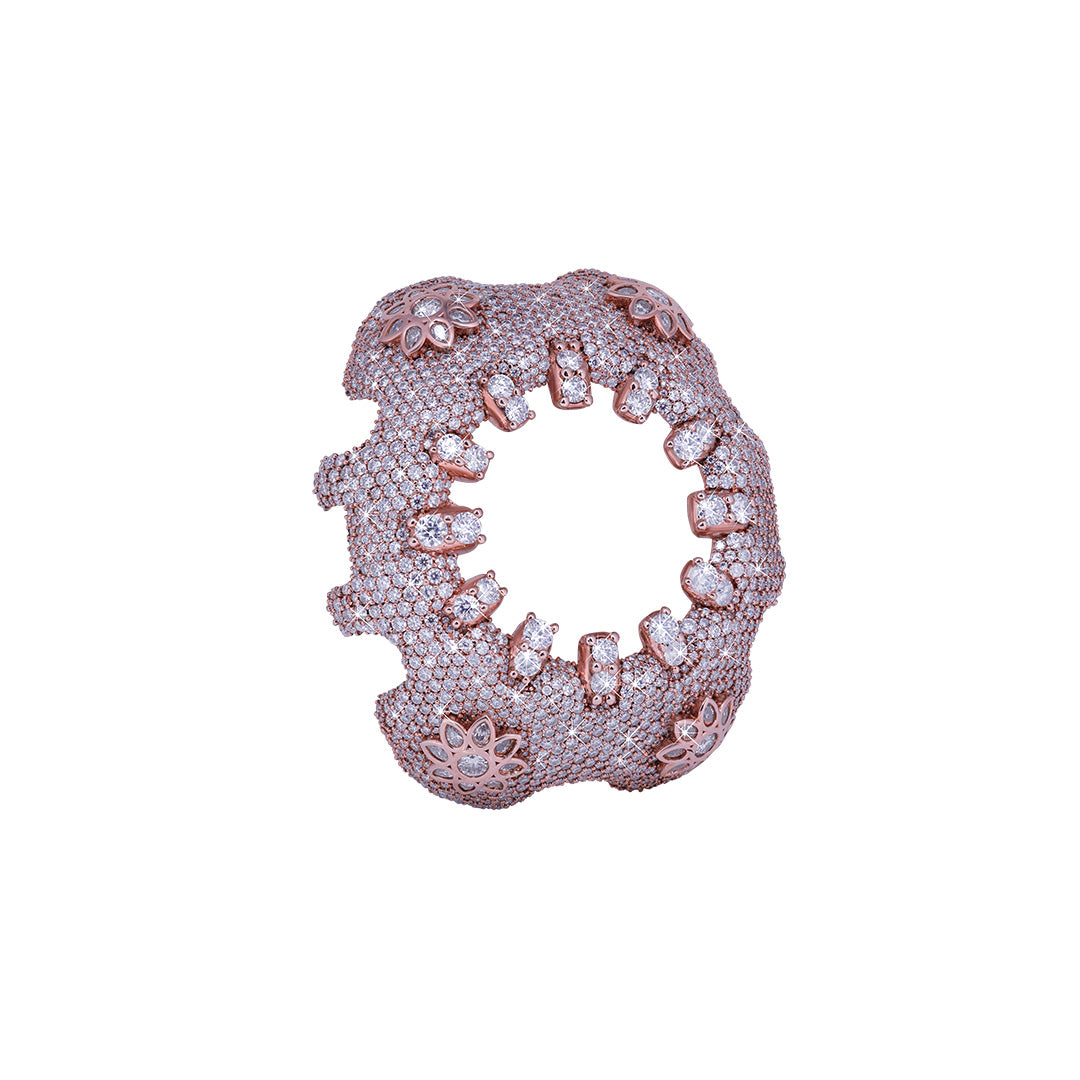 Fully Iced-out G- Shock Watch Bezel With VVS Moissanite Diamond Diamlux