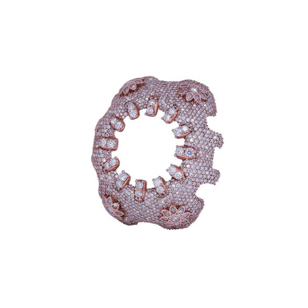 Fully Iced-out G- Shock Watch Bezel With VVS Moissanite Diamond Diamlux