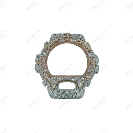 Natural Diamond Two Tone Bezel for G- Shock Diamlux