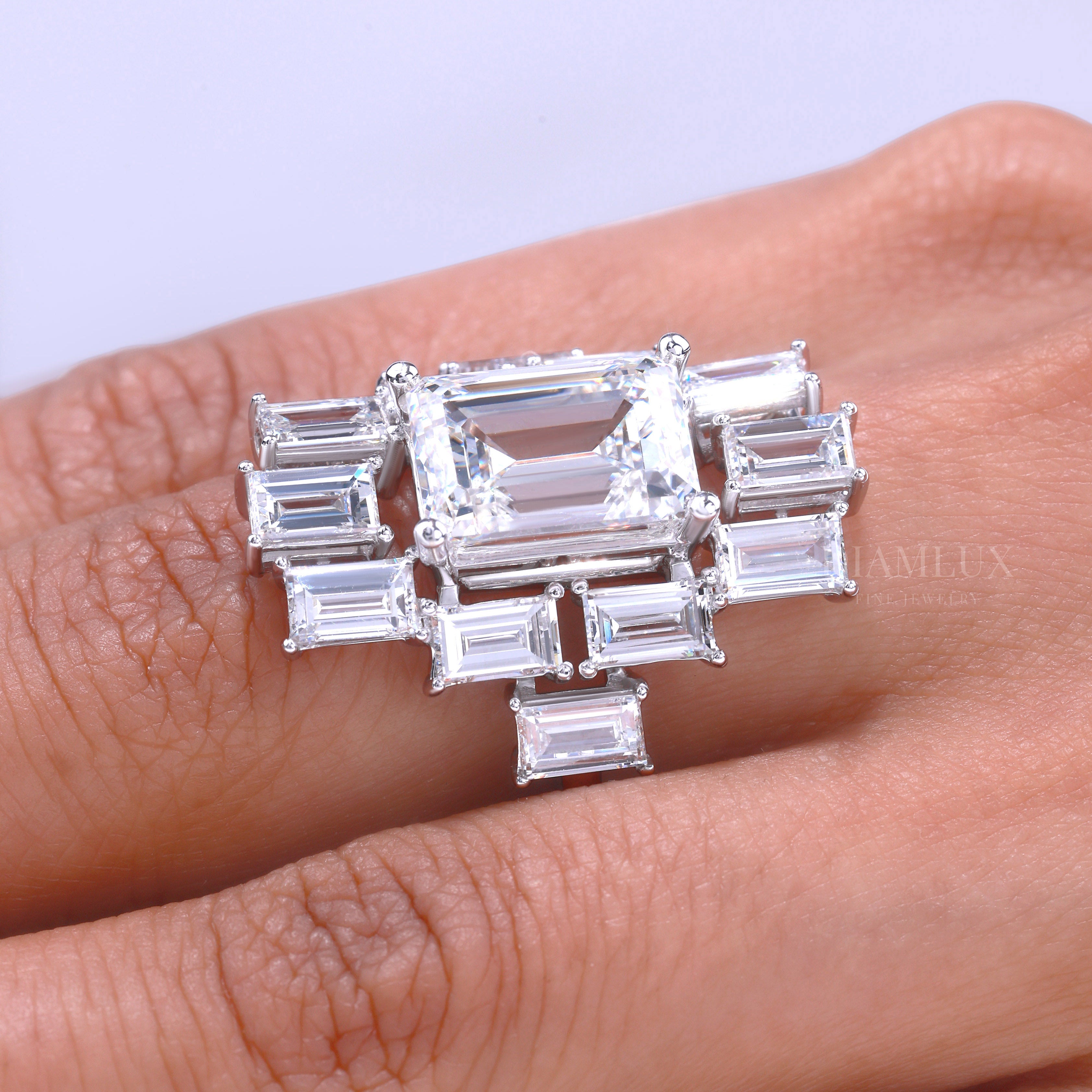 10kt Gold Lab Diamond Ring Diamlux Fine Jewelry